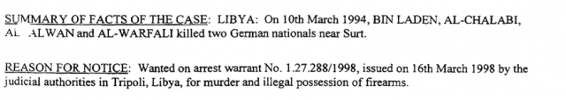 Oussama ben Laden Interpol